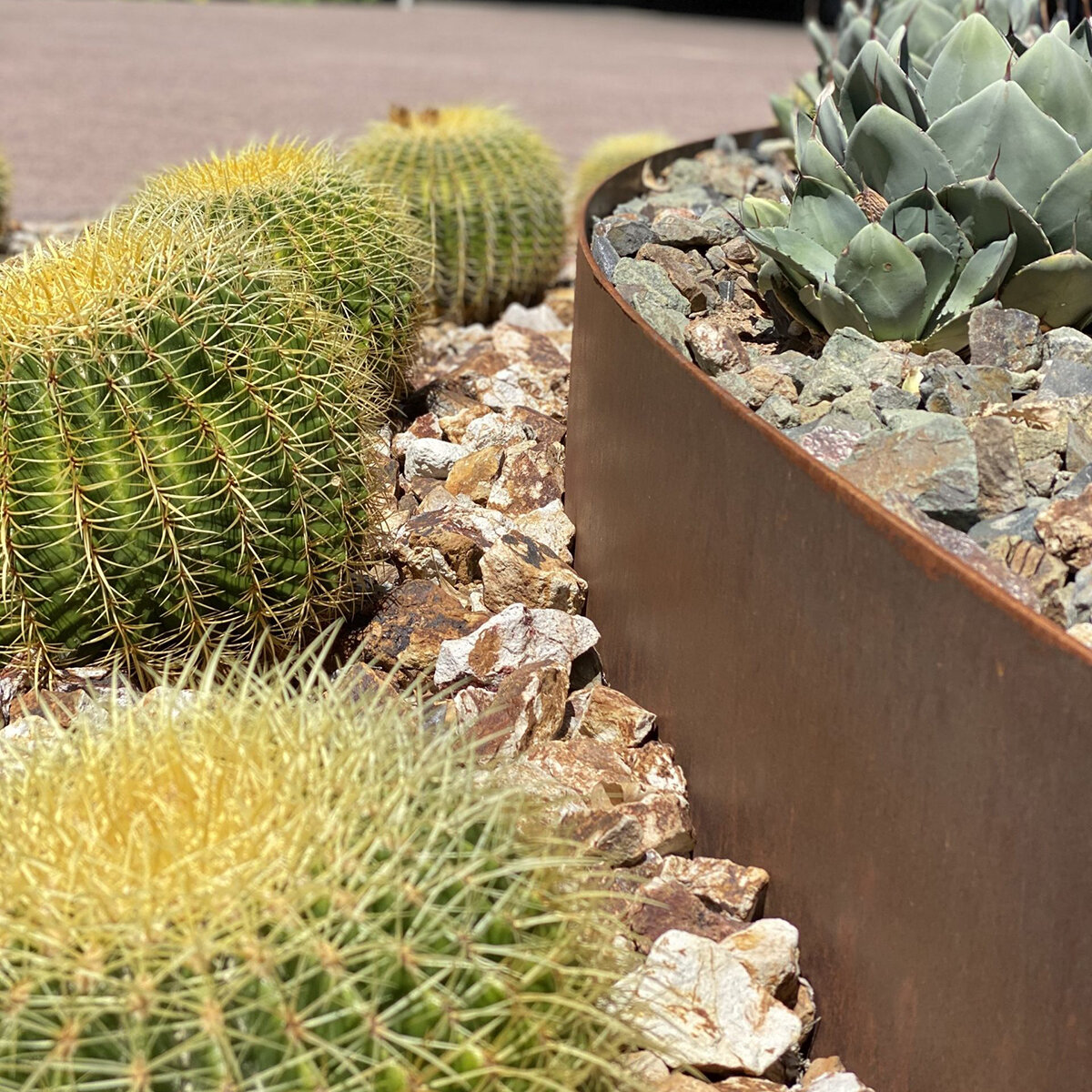 Border Concepts BORCON Line Weathering Steel Landscape Edging 1/8 in. x